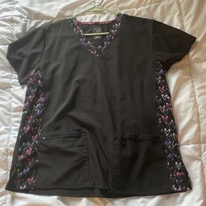 Divine stretch by Jdm black scrub top